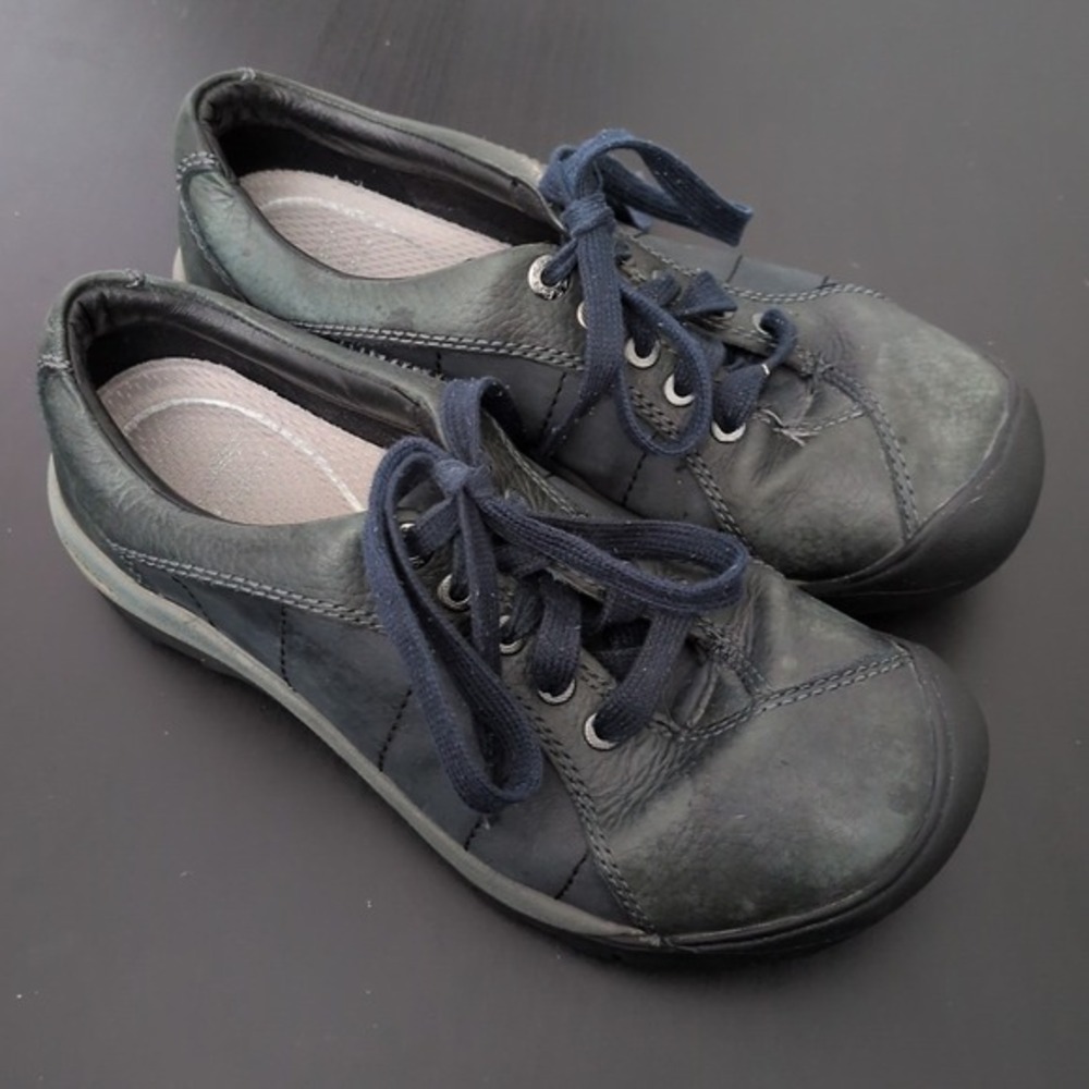KEEN Women's Presidio Hiking Shoe Black Steel Grey Blue US 8.5‎ | EU 39
